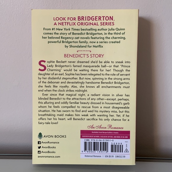 Paperback book Bridgerton an offer from a gentleman historical romance books - Picture 2 of 6
